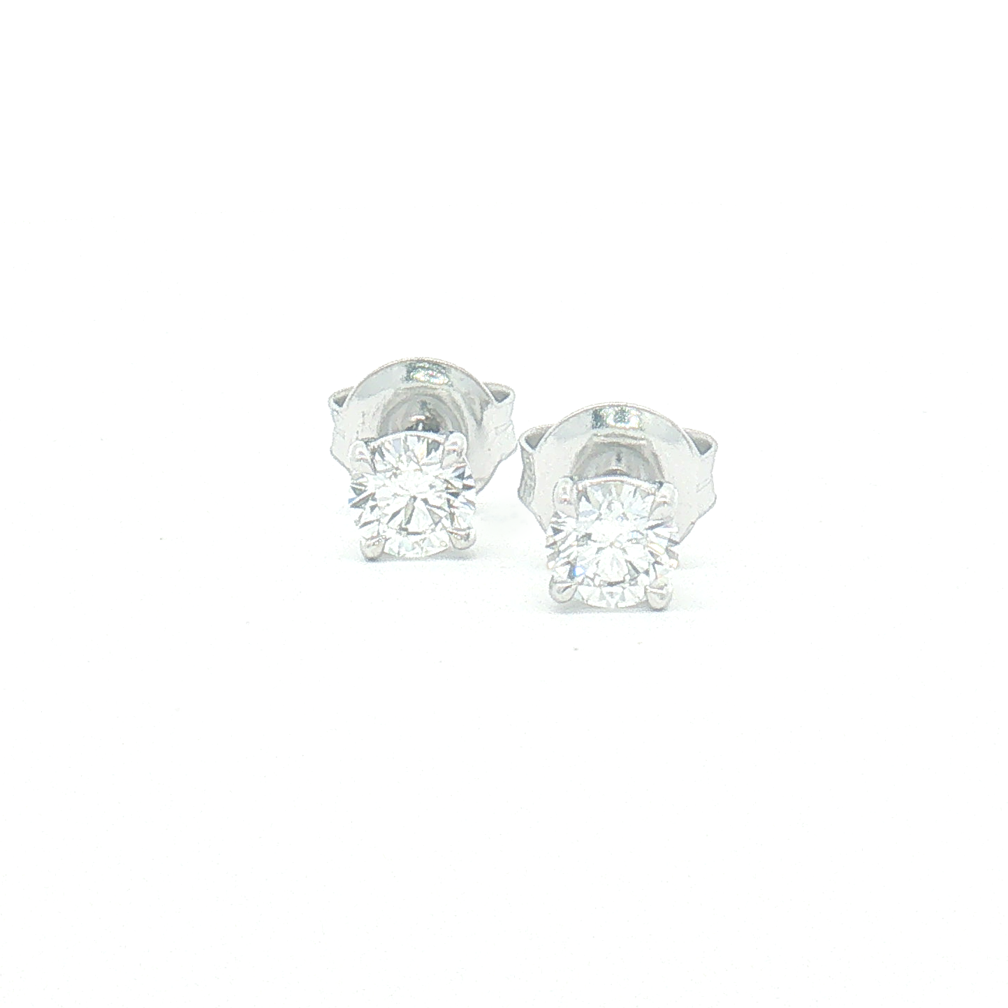 18ct White Gold 1ct Lab Diamond Stud Earrings