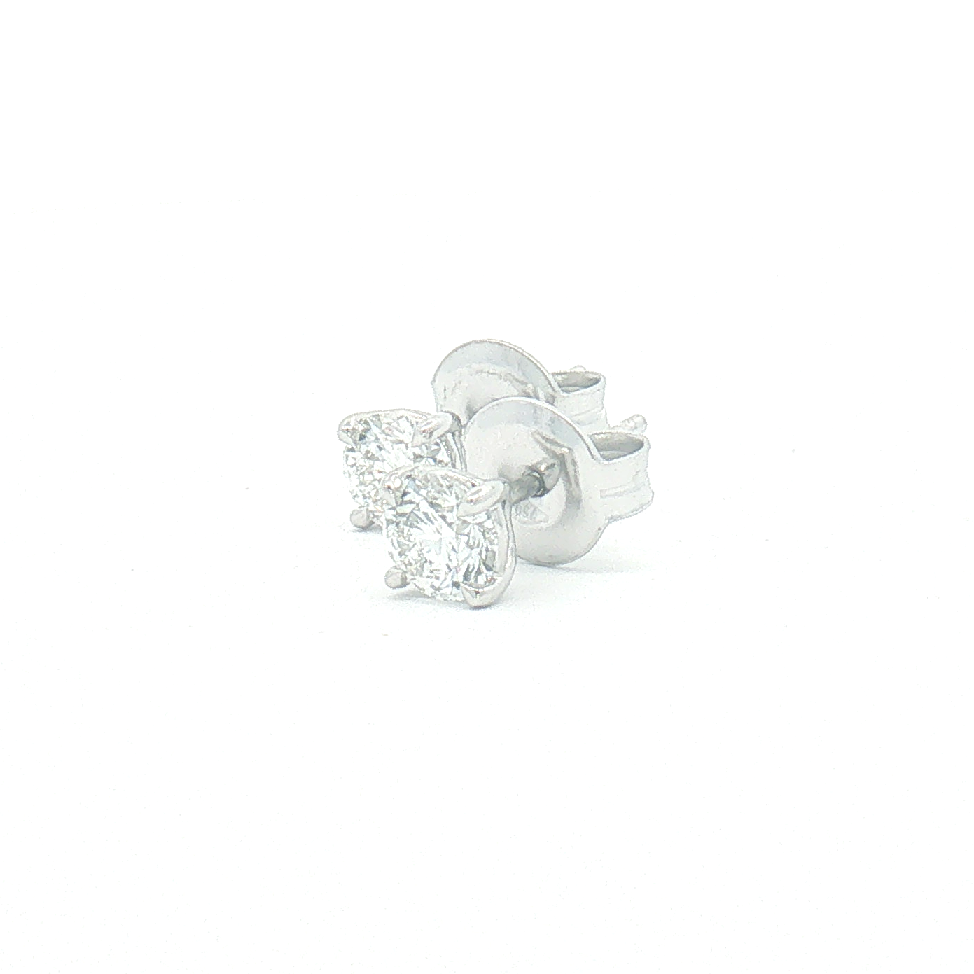 18ct White Gold 1ct Lab Diamond Stud Earrings