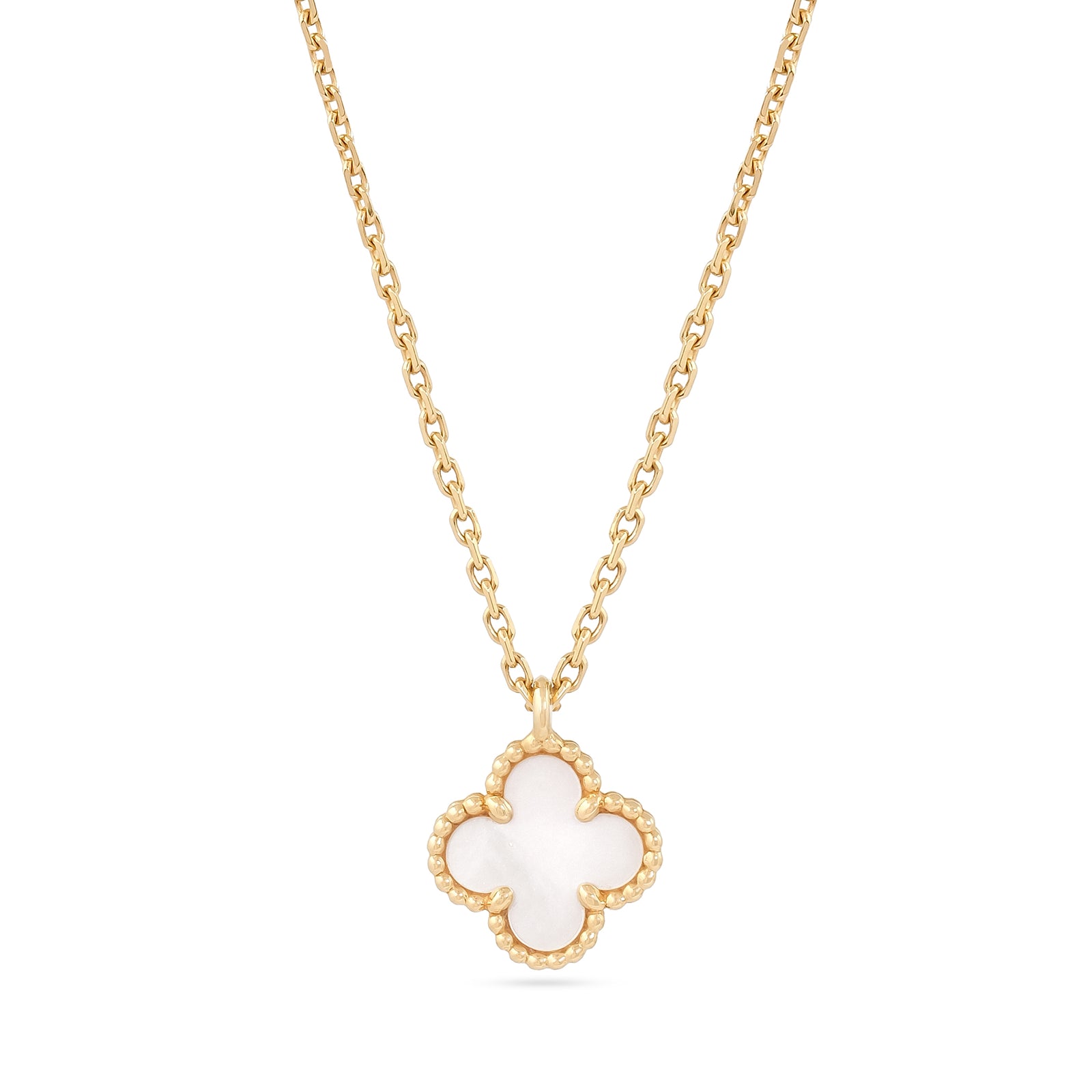 Van Cleef & Arpels Sweet Alhambra Mother Of Pearl Necklace