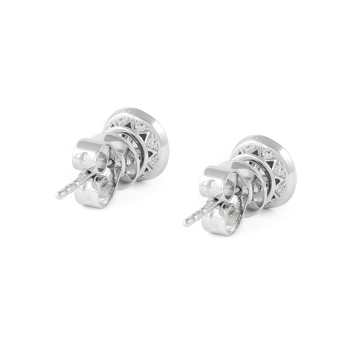 Diamond 0.55ct Cluster Stud Earrings