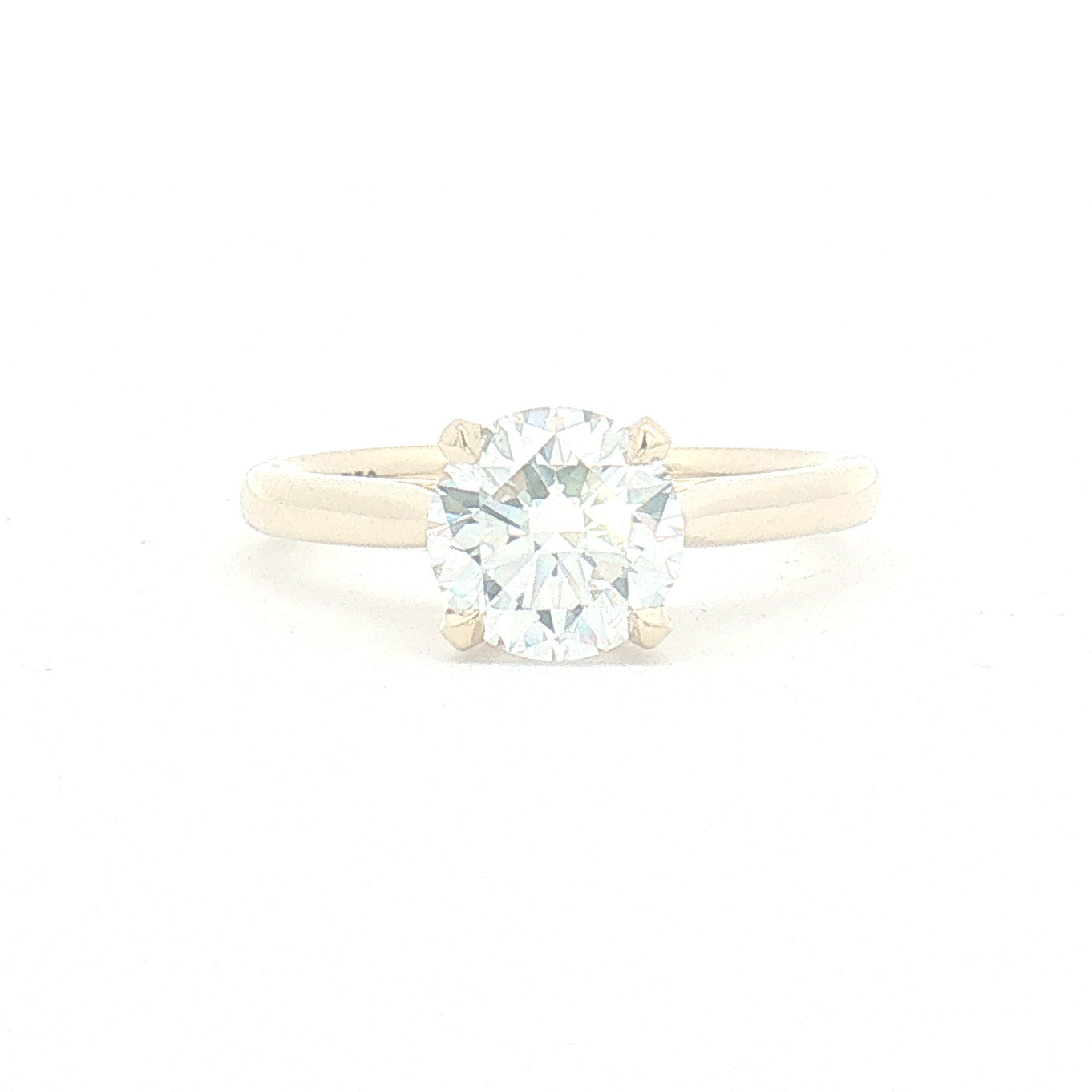 Lab Diamond 1.50ct Round Brilliant-cut Engagement Ring