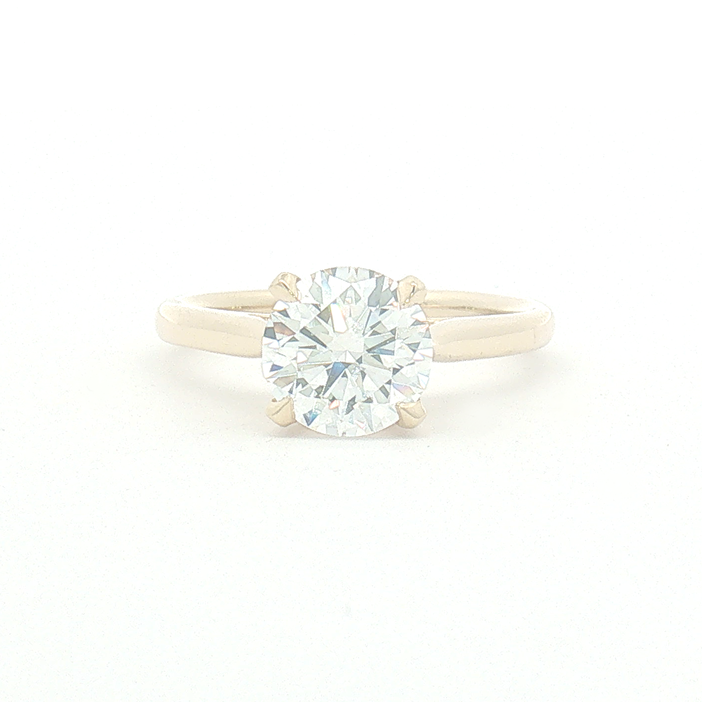Lab Diamond 1.75ct Round Brilliant-cut Engagement Ring