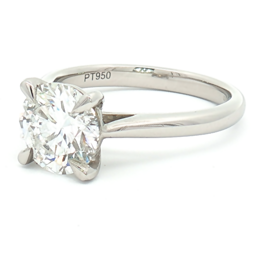 Lab Diamond 2.01ct Brilliant-Cut Solitaire Engagement Ring