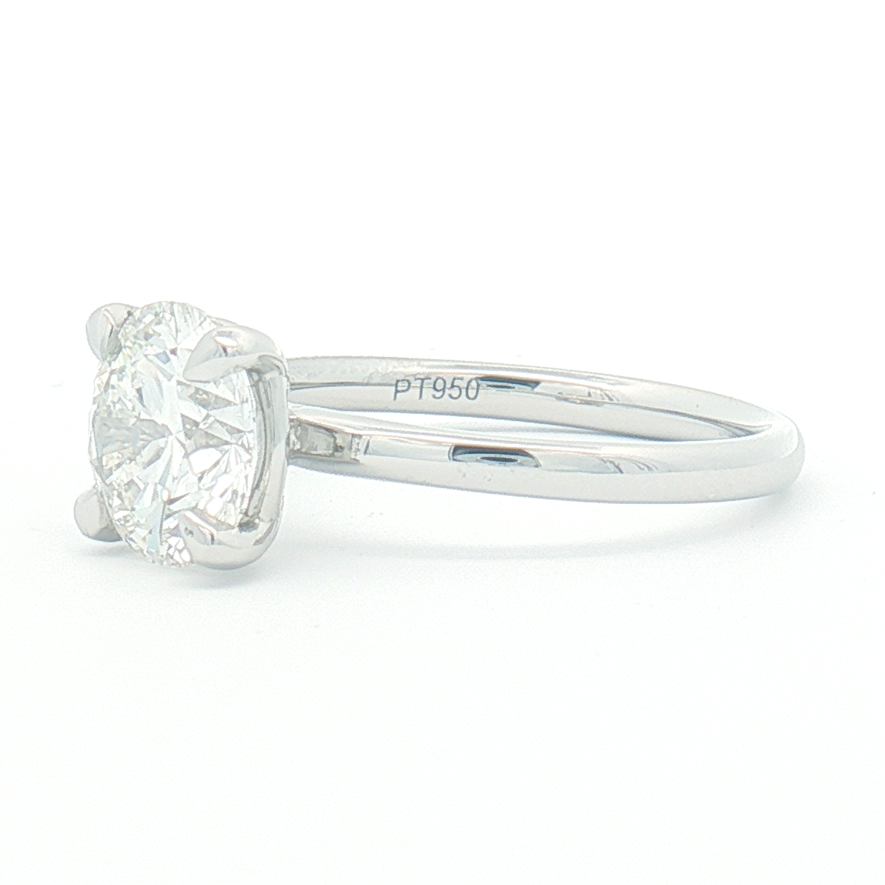 Lab Diamond 2.03ct Brilliant-cut Engagement Ring