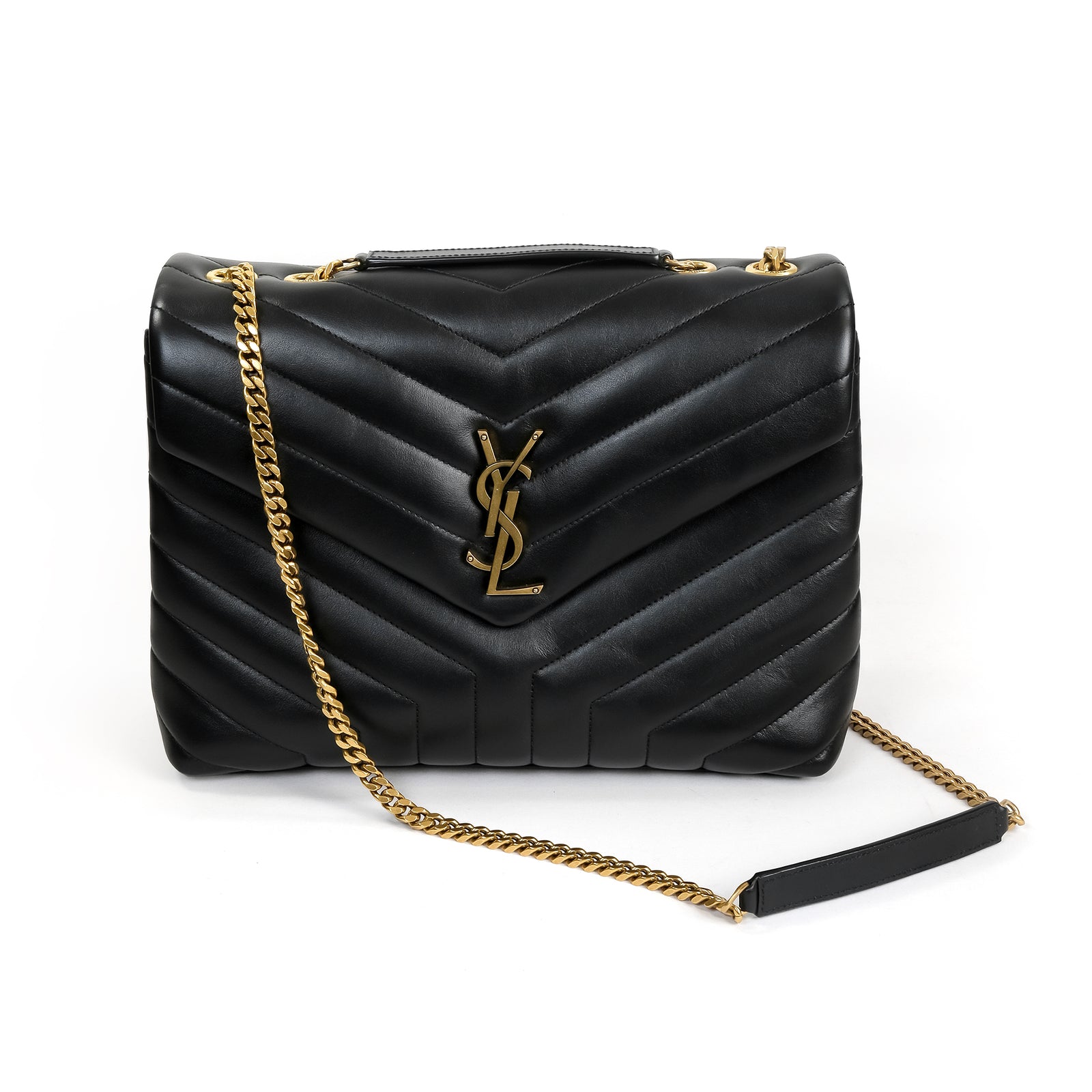 Saint Laurent Medium LouLou Matelasse Leather Shoulder Handbag
