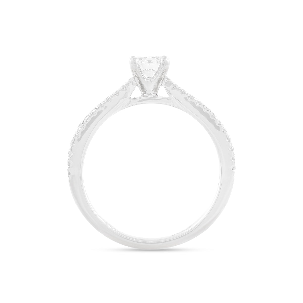 0.45ct Brilliant-Cut Diamond Engagement Ring