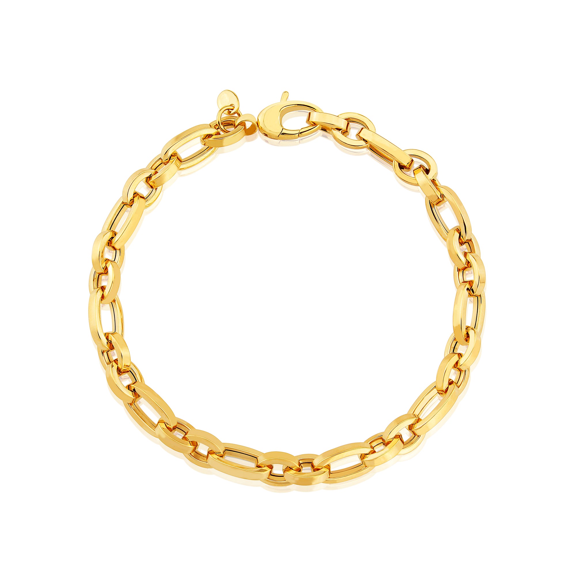 9ct Yellow Gold Paper Chase Bracelet