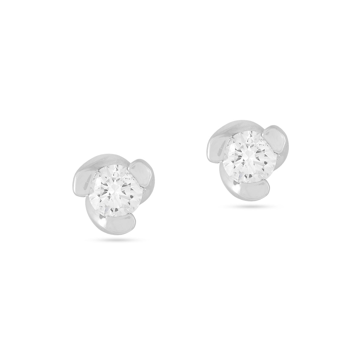 0.30ct 18ct White Gold Diamond Stud Earrings