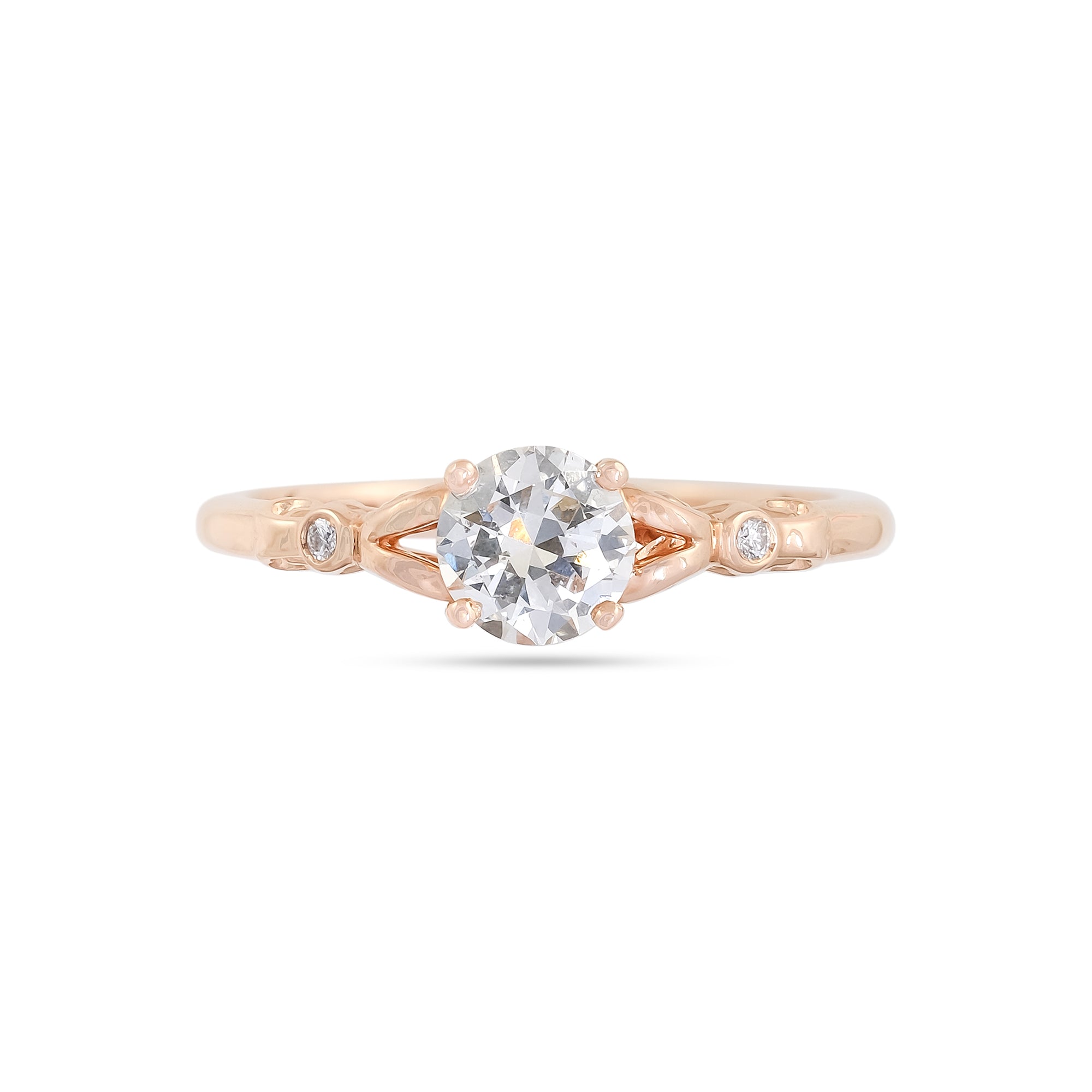 0.64ct 18ct Rose Gold Diamond Engagement Ring