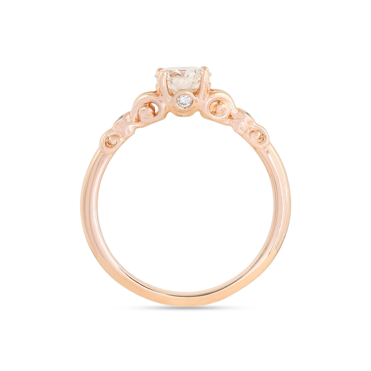 0.64ct 18ct Rose Gold Diamond Engagement Ring