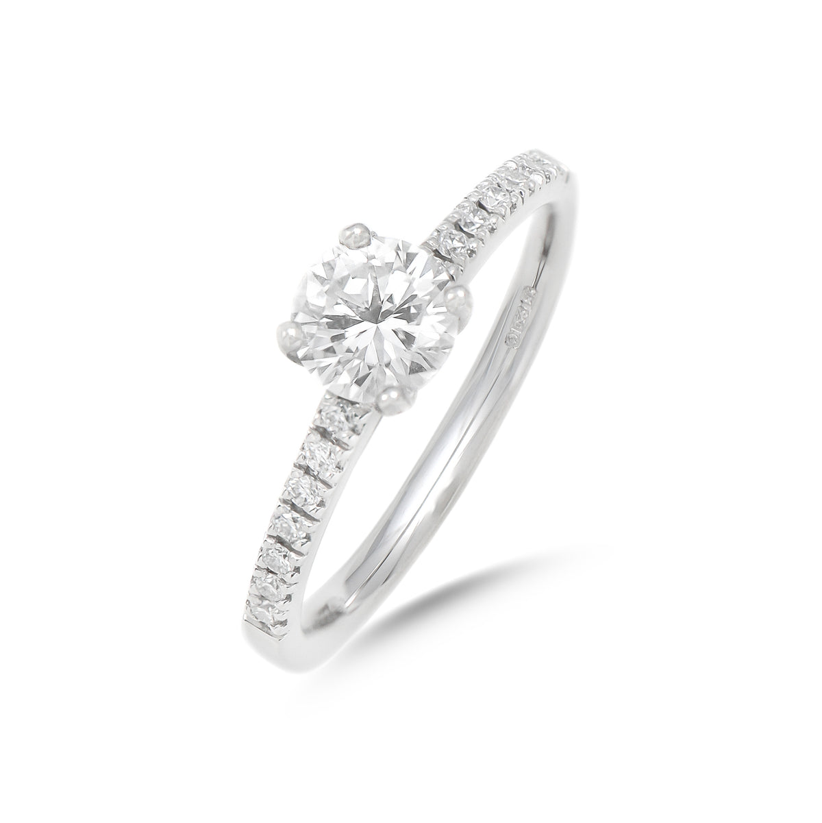 0.73ct Brilliant-Cut Diamond Engagement Ring