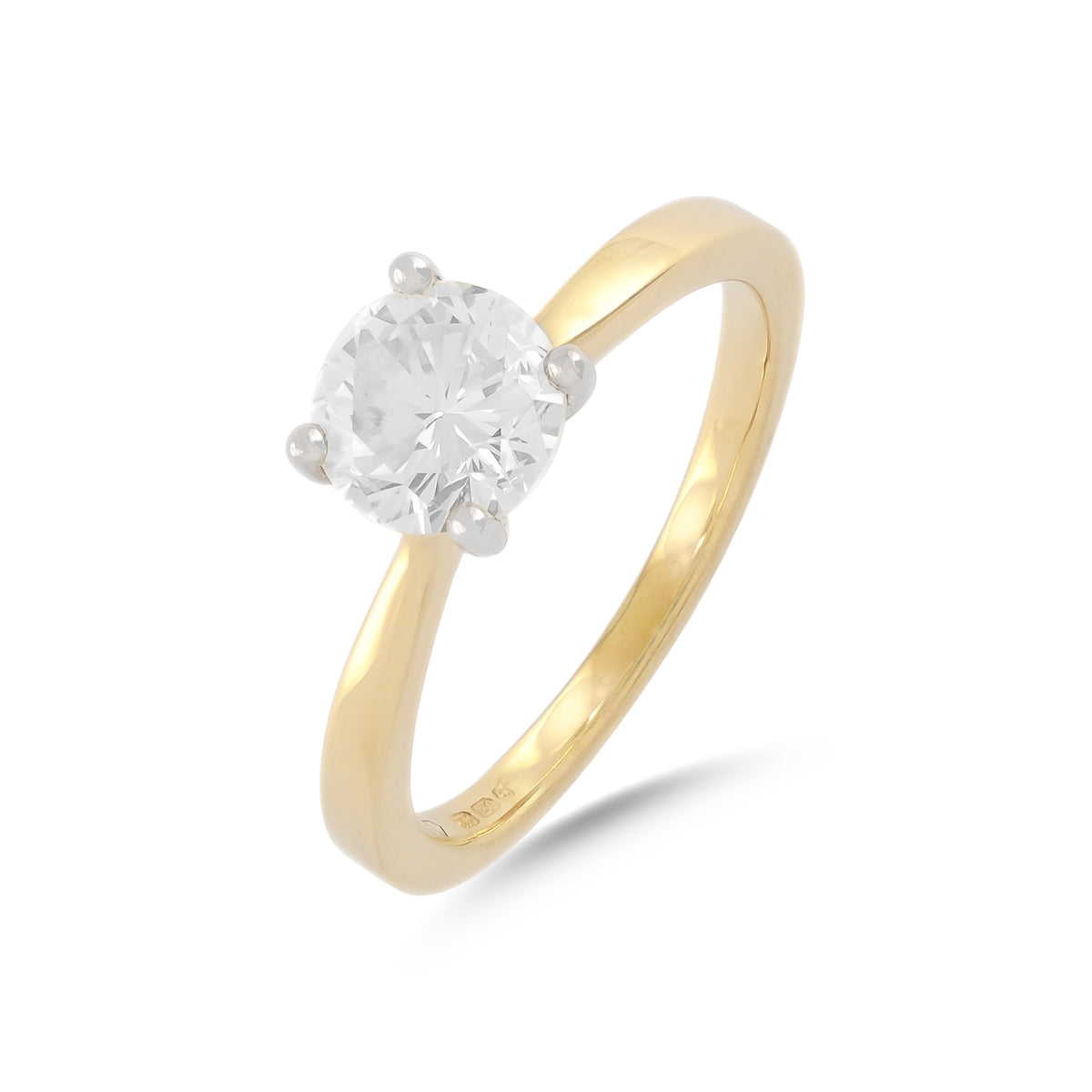 1.27ct Brilliant-Cut Diamond Solitaire Engagement Ring