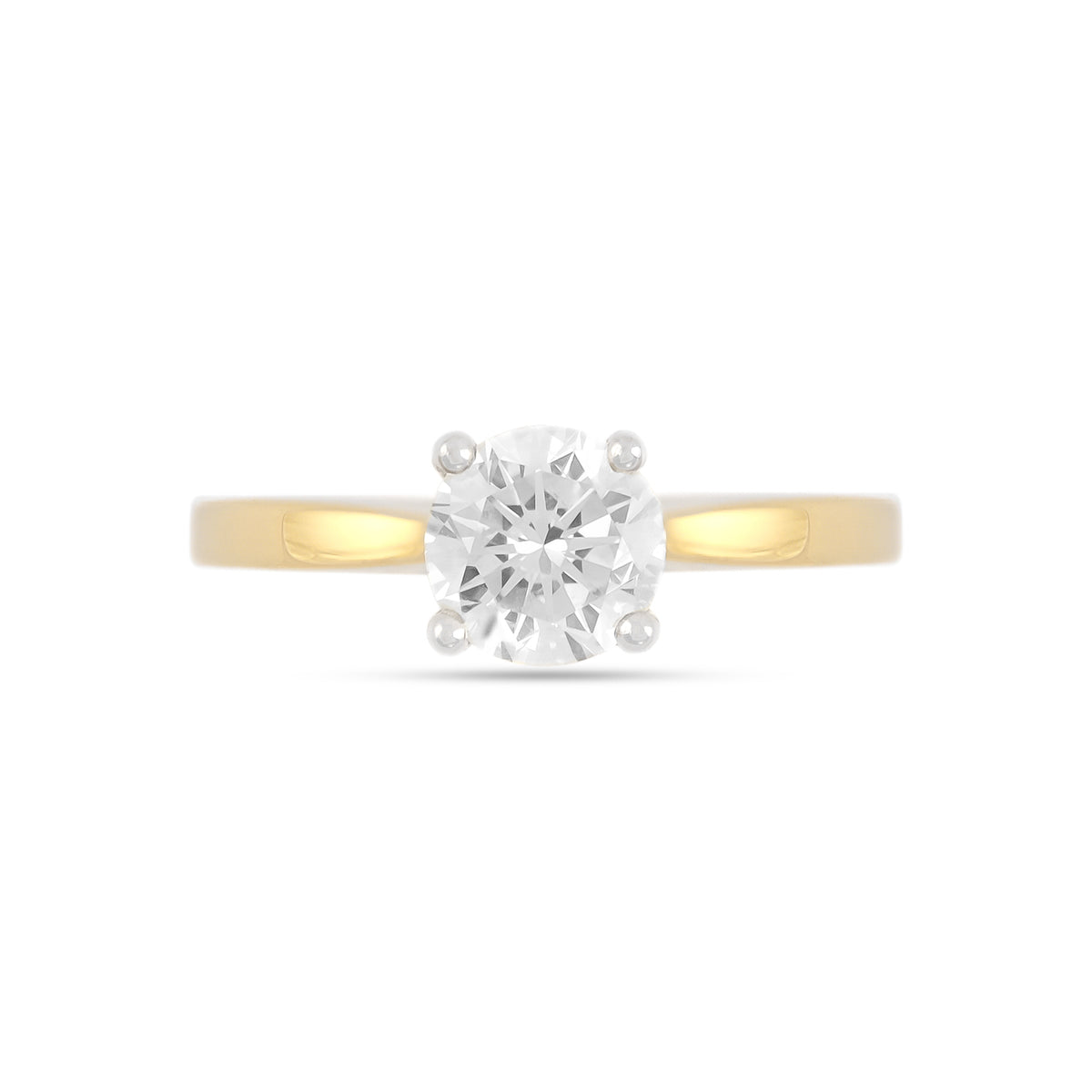 1.27ct Brilliant-Cut Diamond Solitaire Engagement Ring