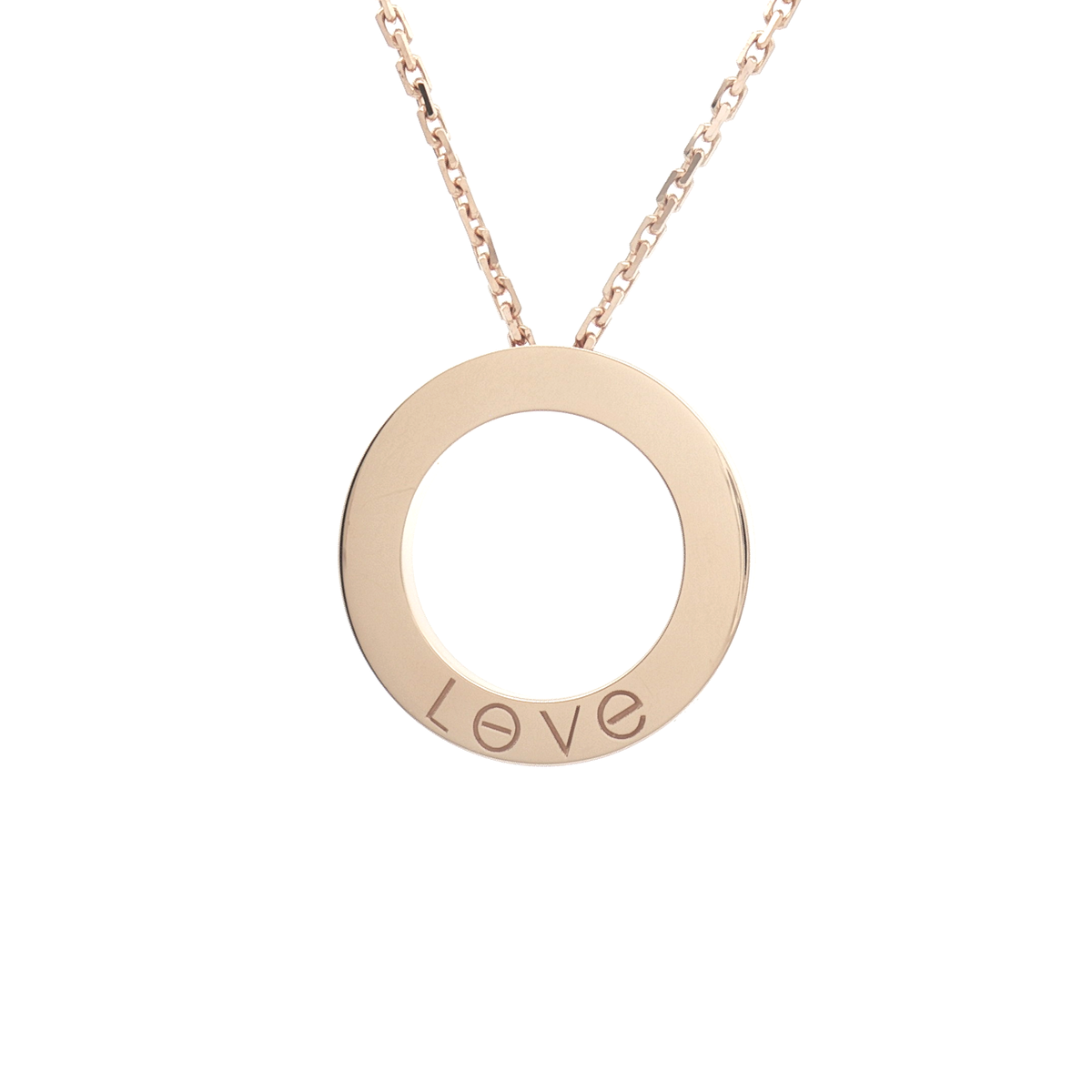 Cartier 18ct Rose Gold Love Necklace B7014400