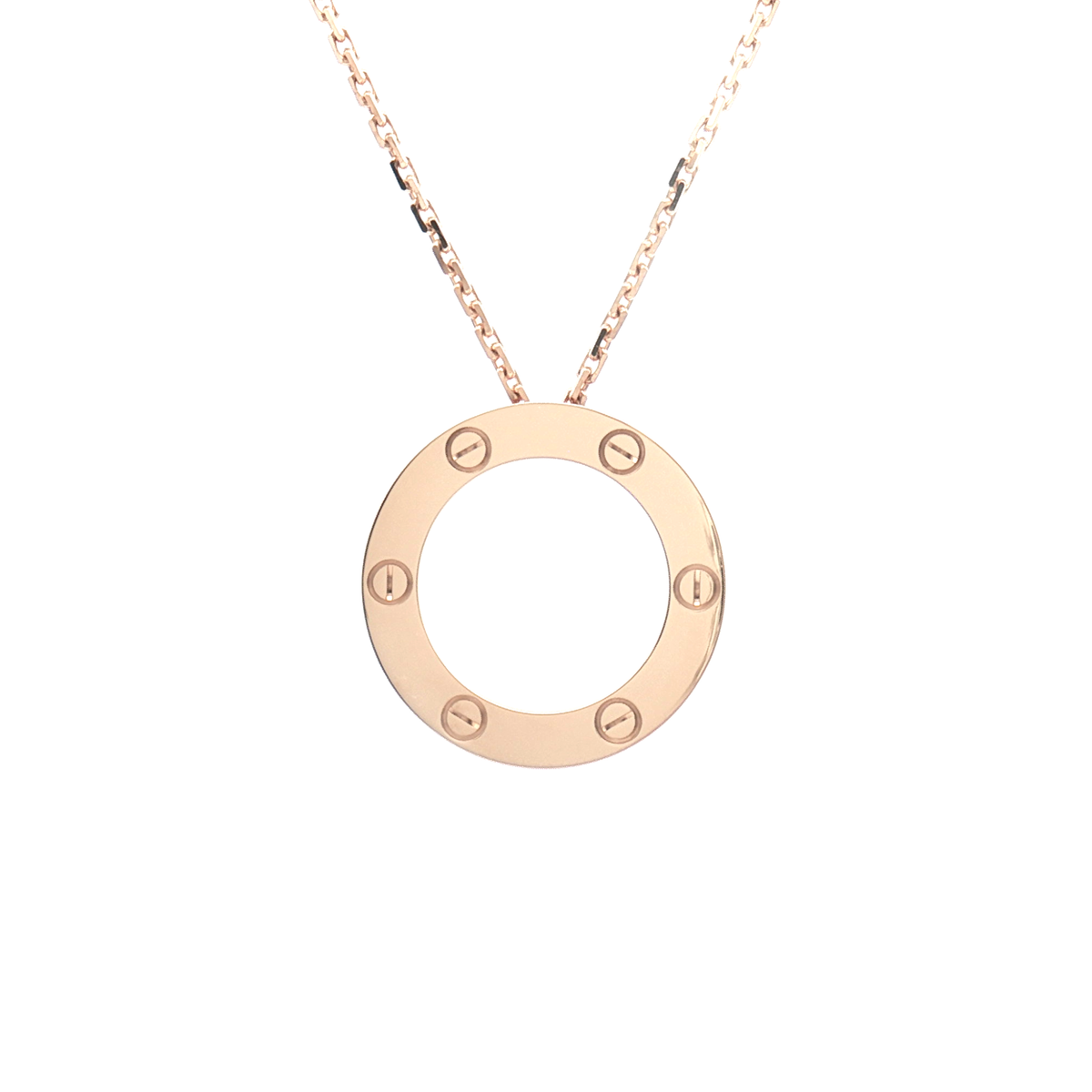 Cartier 18ct Rose Gold Love Necklace B7014400