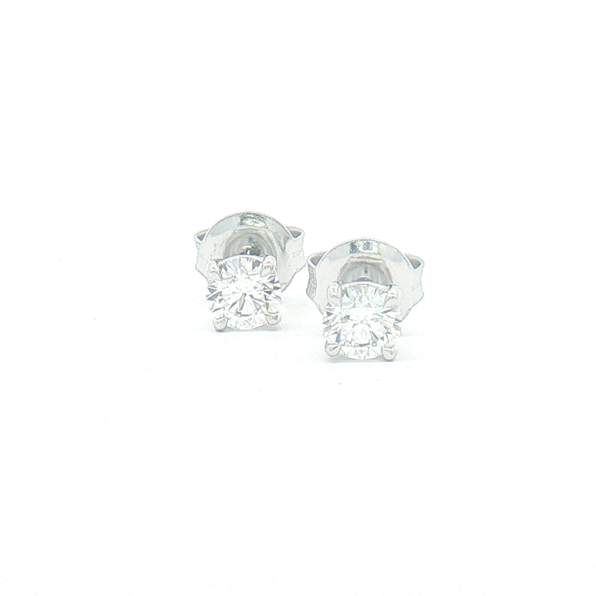 18ct White Gold 1ct Lab Diamond Stud Earrings