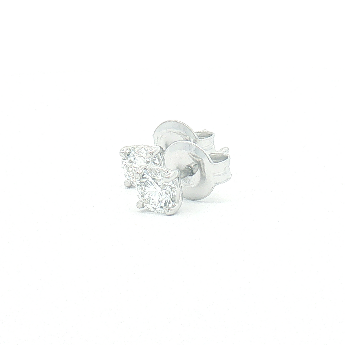18ct White Gold 1ct Lab Diamond Stud Earrings