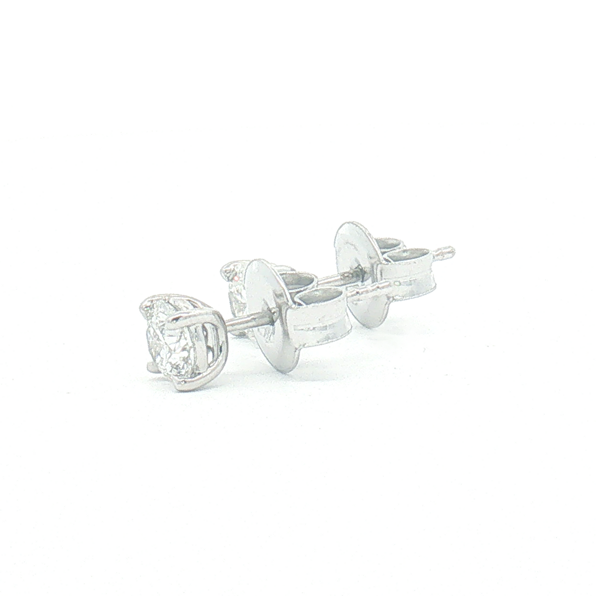 18ct White Gold 1ct Lab Diamond Stud Earrings