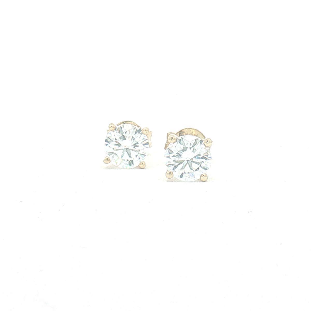 18ct Yellow Gold 1.50ct Lab Diamond Stud Earrings