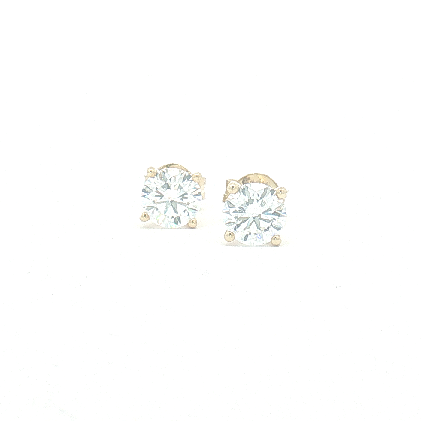 18ct Yellow Gold 1.50ct Lab Diamond Stud Earrings
