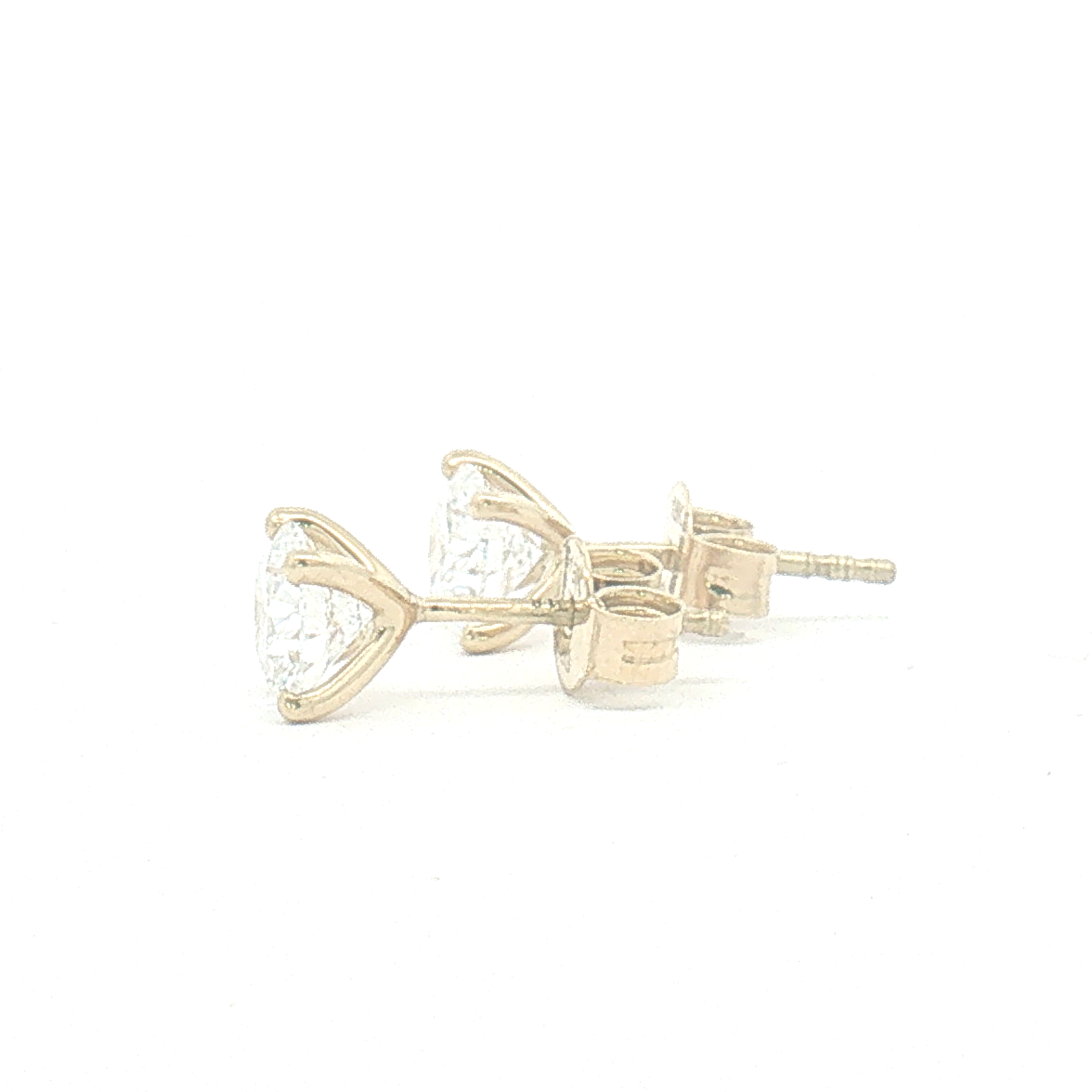 18ct Yellow Gold 1.50ct Lab Diamond Stud Earrings