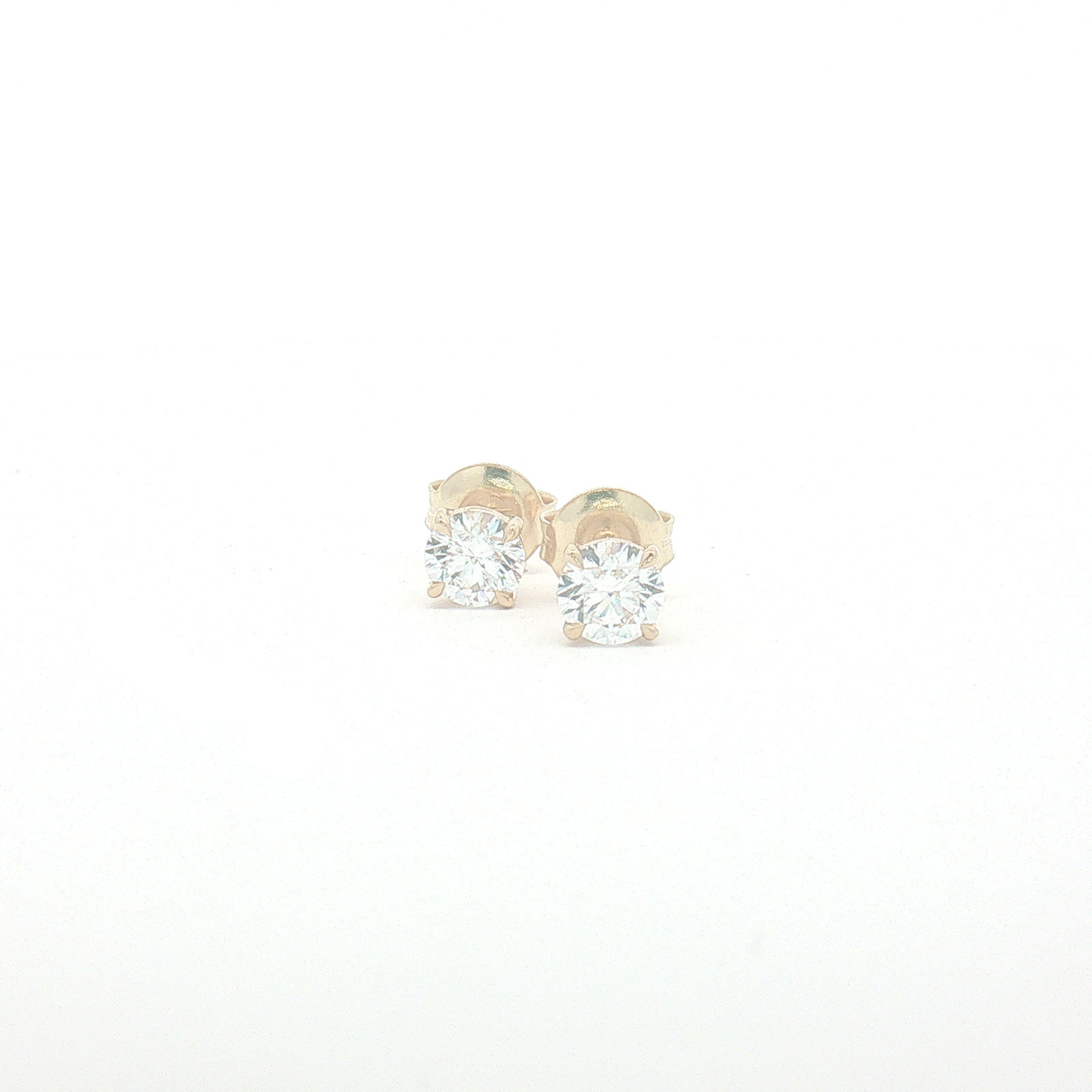 18ct Yellow Gold 1.52ct Lab Diamond Stud Earrings