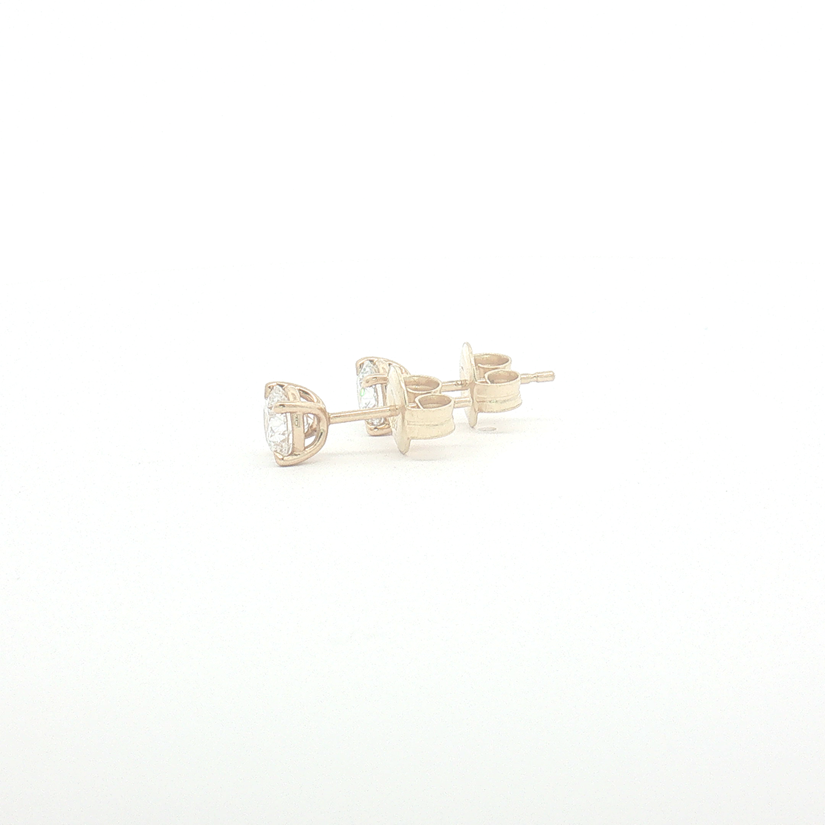 18ct Yellow Gold 1.52ct Lab Diamond Stud Earrings
