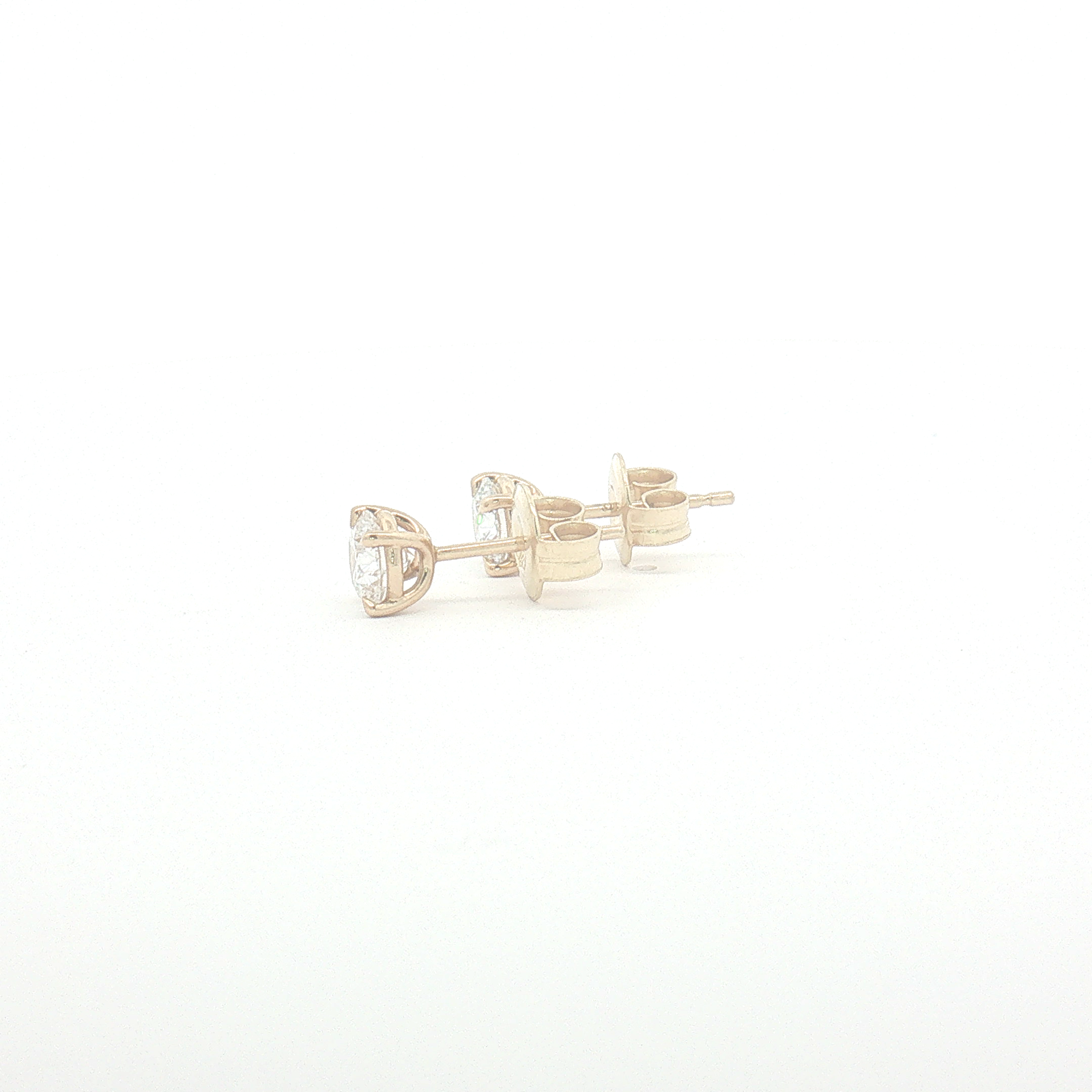 18ct Yellow Gold 1.52ct Lab Diamond Stud Earrings
