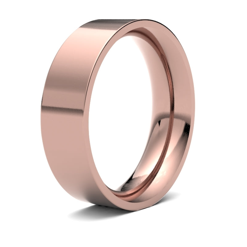 Gents Flat Court Wedding Ring