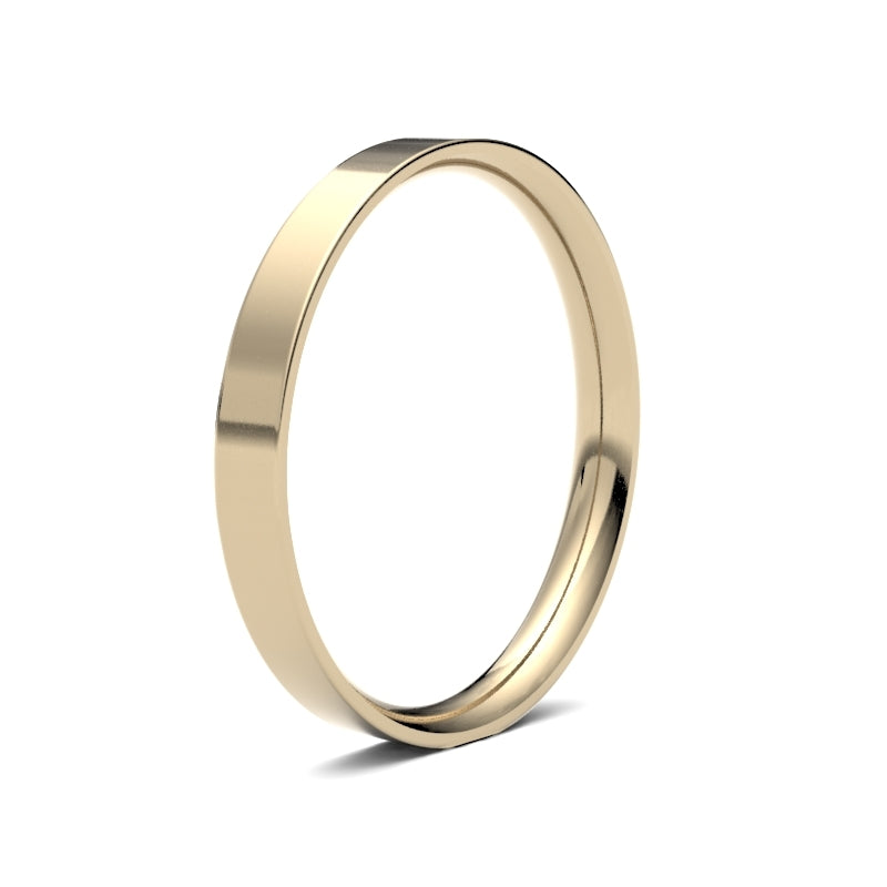 Ladies Flat Court Wedding Ring