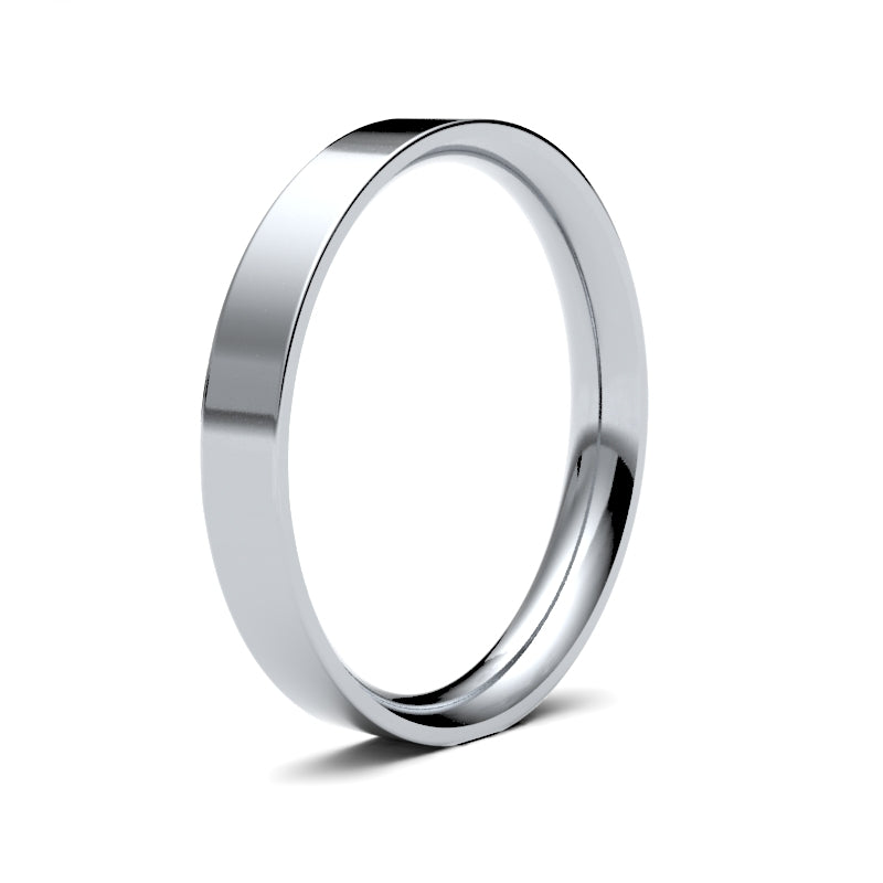 Ladies Flat Court Wedding Ring