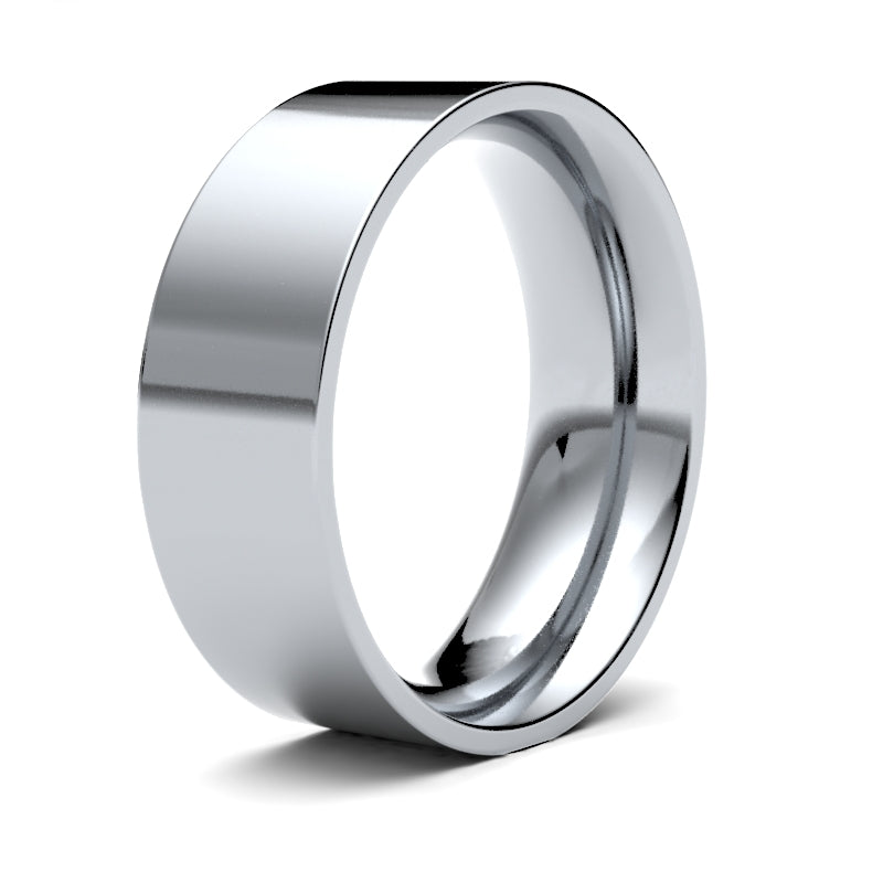 Gents Flat Court Wedding Ring