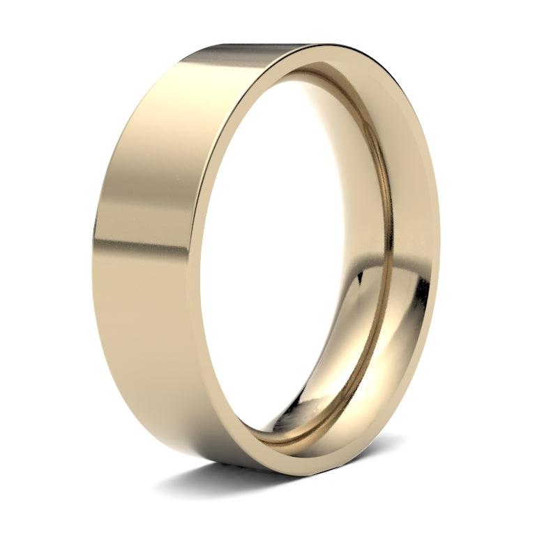 Gents Flat Court Wedding Ring