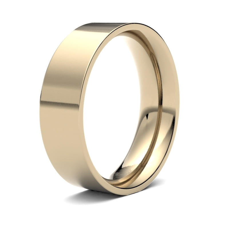 Gents Flat Court Wedding Ring