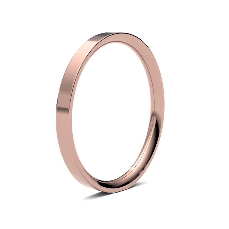 Ladies Flat Court Wedding Ring