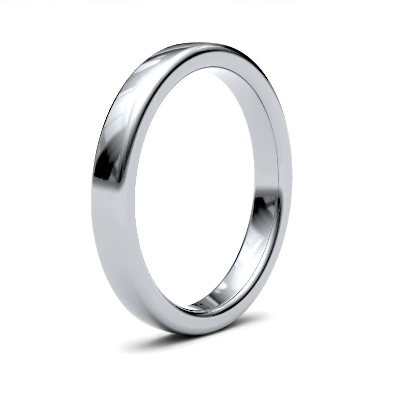 Ladies Soft Court Wedding Ring