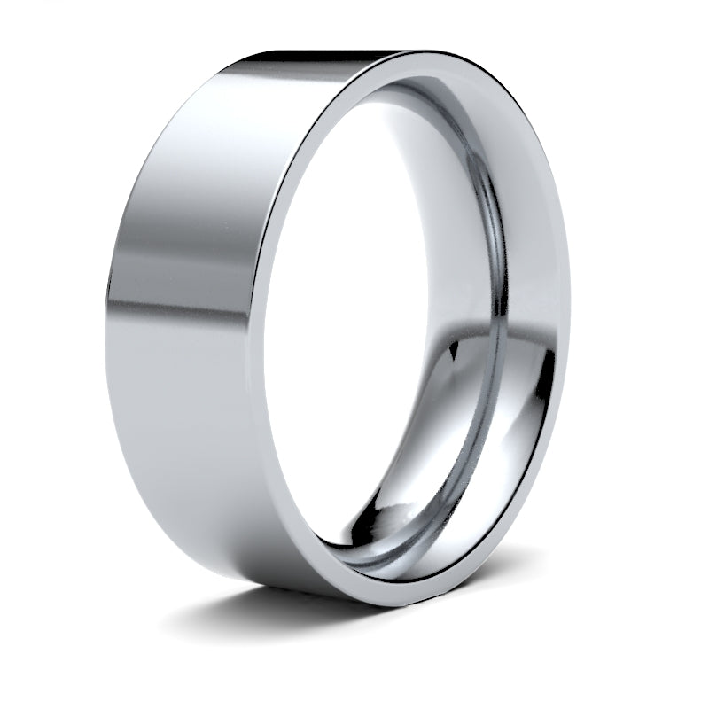 Gents Flat Court Wedding Ring