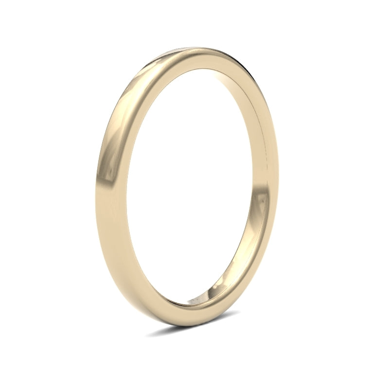 Ladies Soft Court Wedding Ring