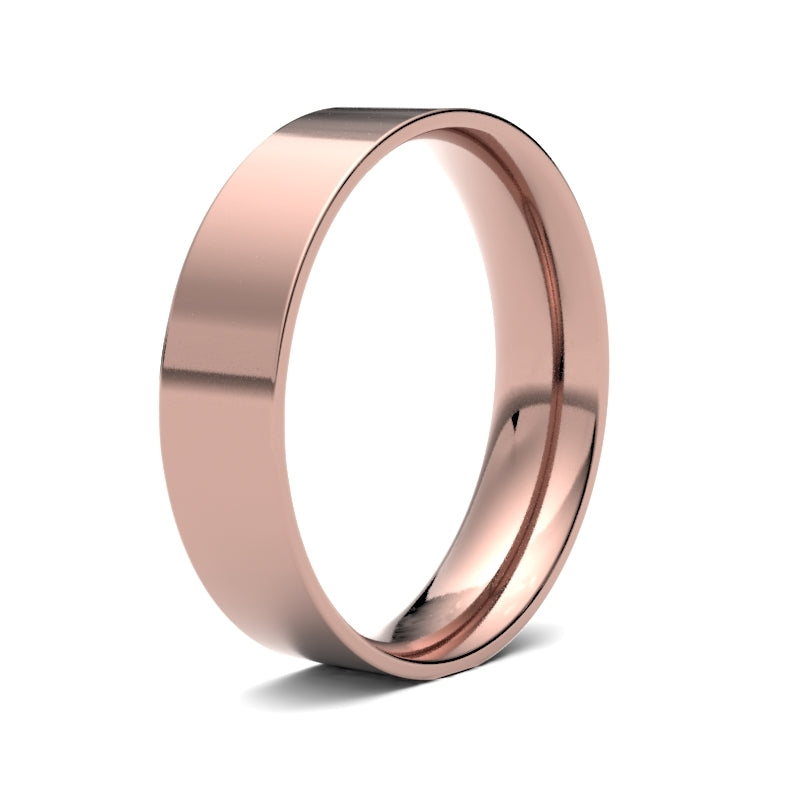 Gents Flat Court Wedding Ring