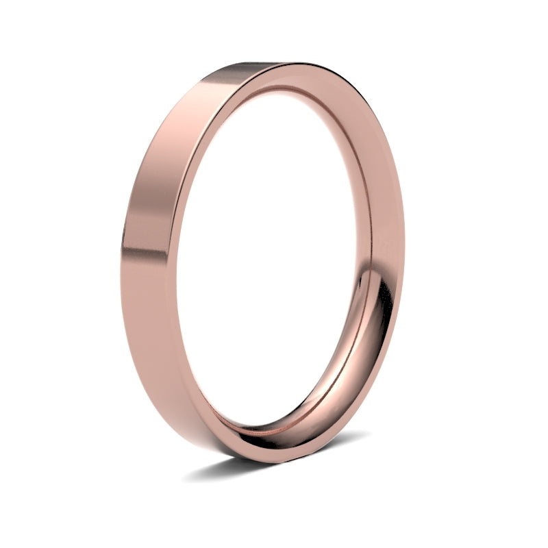 Ladies Flat Court Wedding Ring