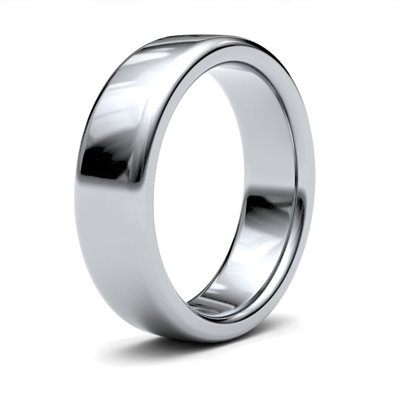 Gents Soft Court Wedding Ring