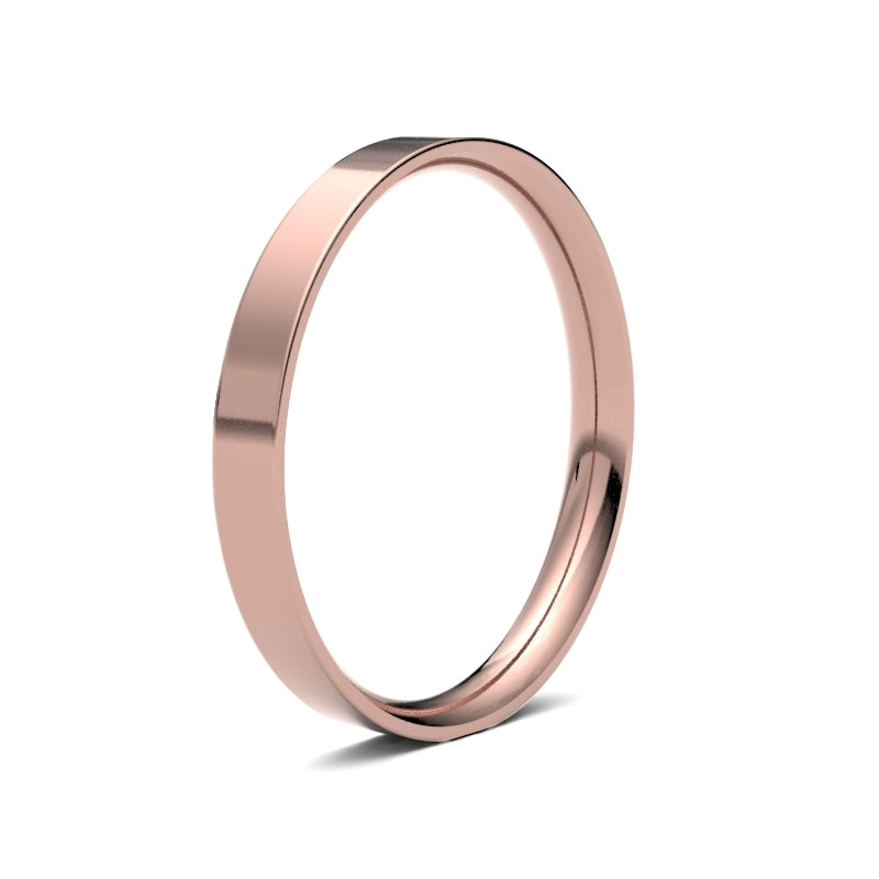 Ladies Flat Court Wedding Ring