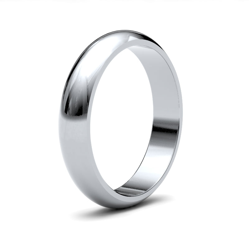 Ladies D-Shape Wedding Ring
