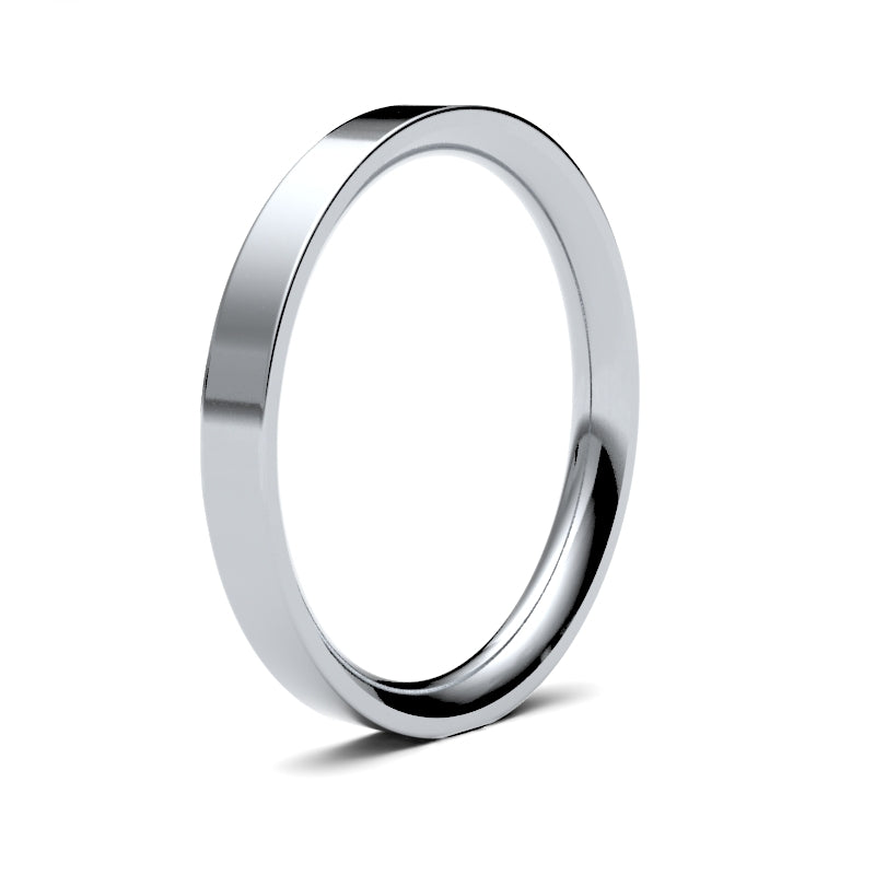 Ladies Flat Court Wedding Ring