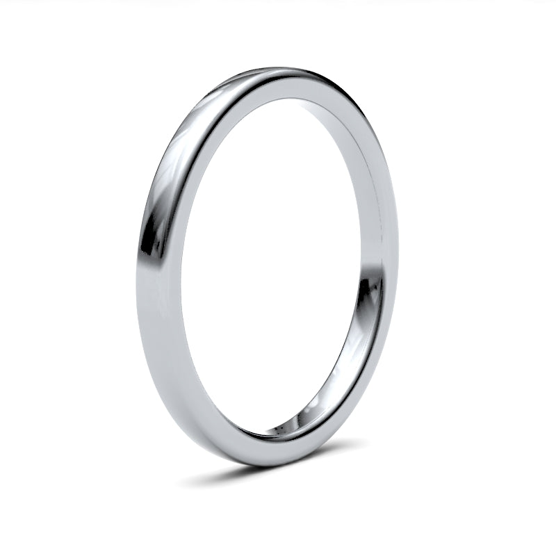 Ladies Soft Court Wedding Ring