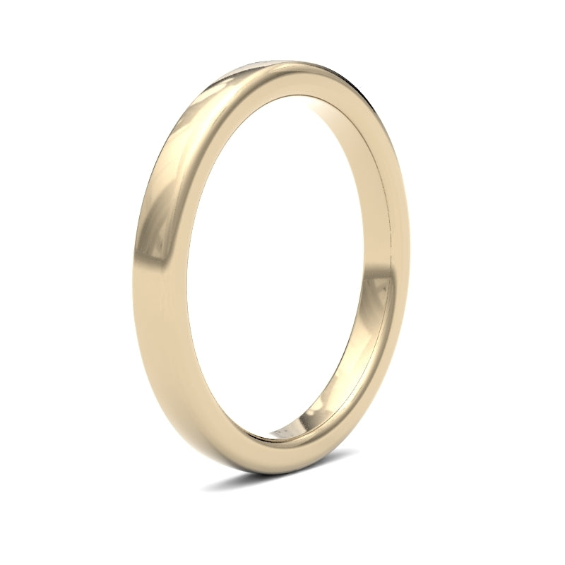 Ladies Soft Court Wedding Ring