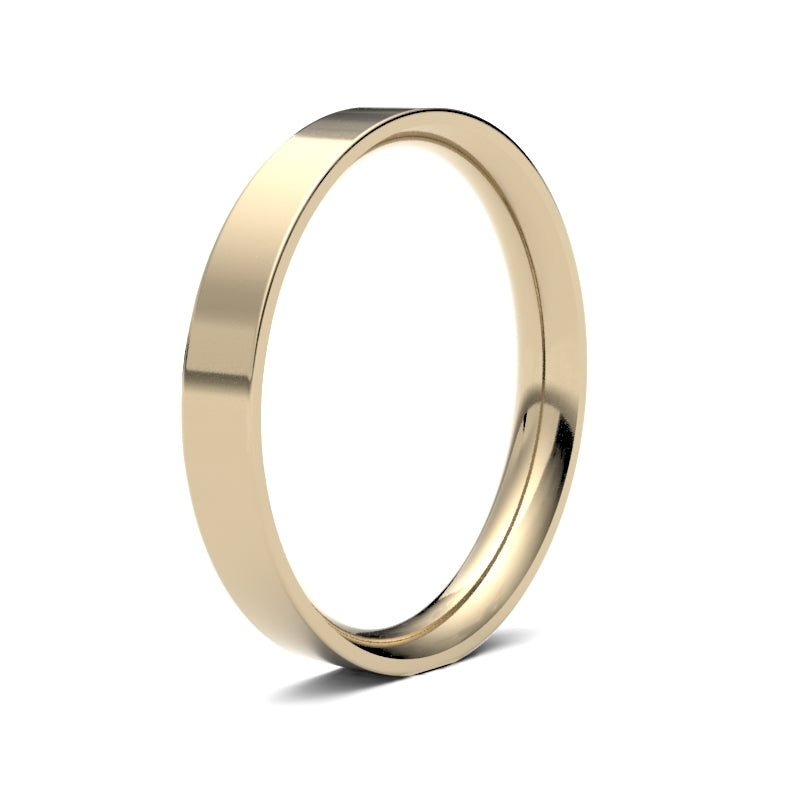 Ladies Flat Court Wedding Ring