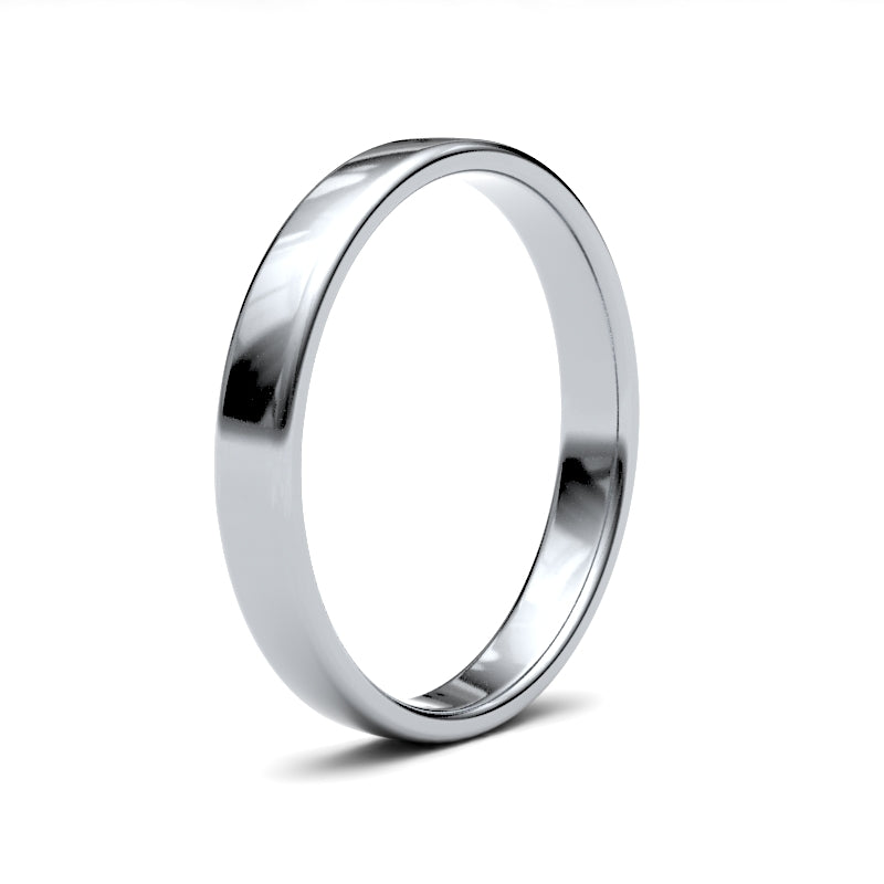 Ladies Soft Court Wedding Ring