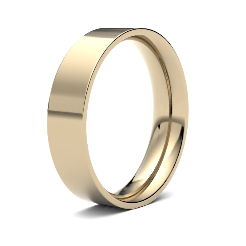 Gents Flat Court Wedding Ring