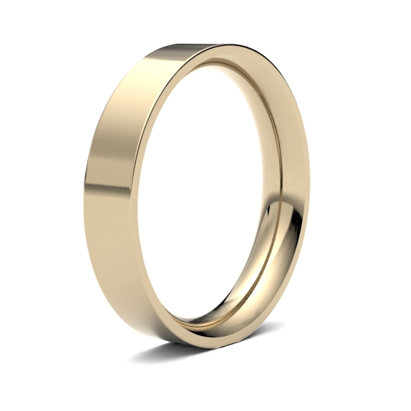 Gents Flat Court Wedding Ring